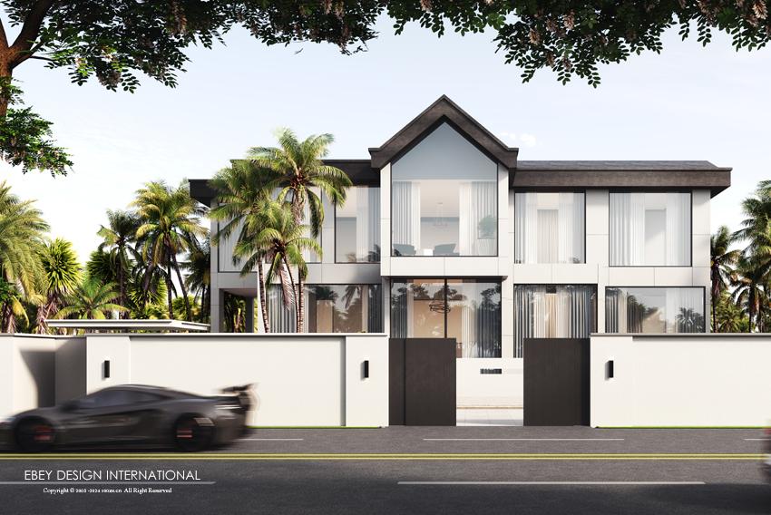 三亚亚龙湾壹号别墅园林设计外观改造！